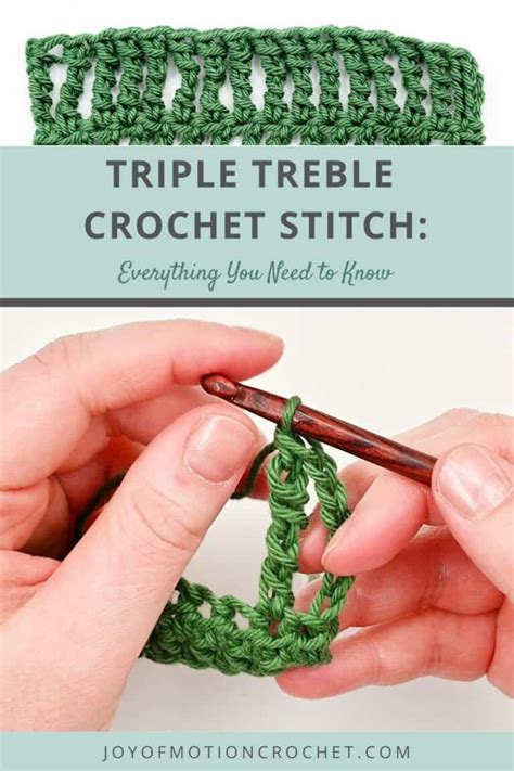 Triple Treble Crochet Stitchtrtr 4 Easy Stepsphotovideo