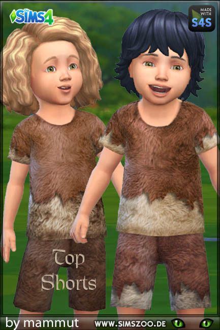 Lana Cc Finds Blackyssims4zoo Fur Clothes For Your Stone Age