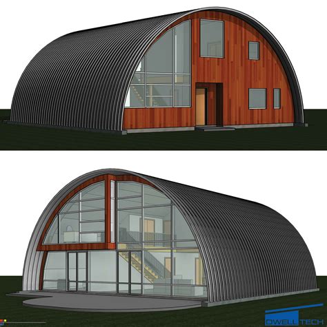 Curved Roof Homes And Cottages Dwelltech Construction Ltd