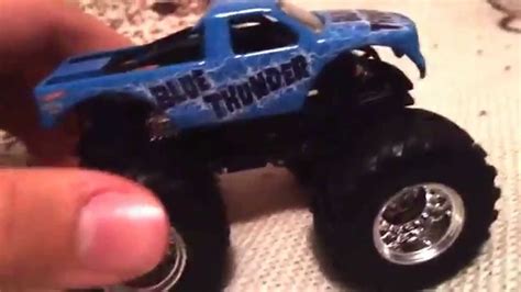 Monster Jam Toy Review 51 Blue Thunder 2015 Youtube