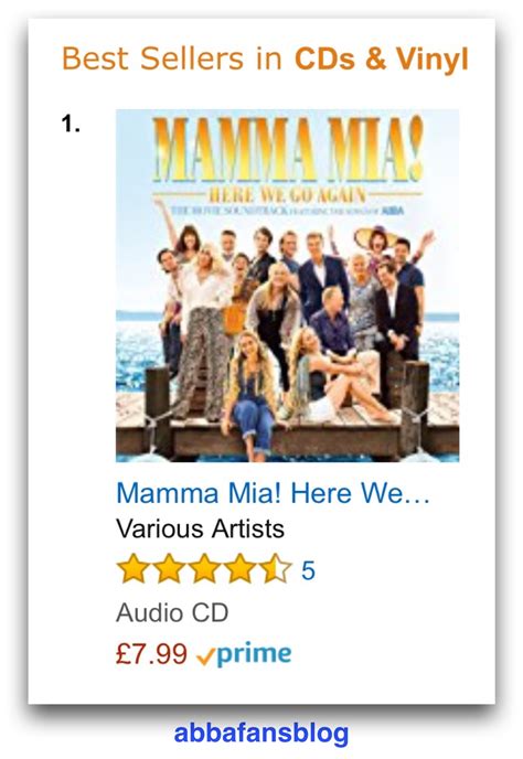 Abba Fans Blog Mamma Mia Soundtrack