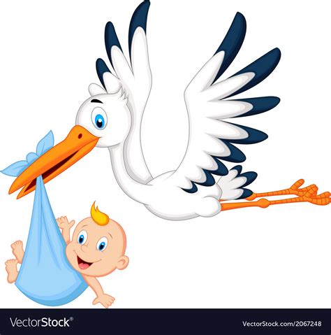 Storks Carrying Babies Drawing Clip Art Vector Images Clipart My XXX