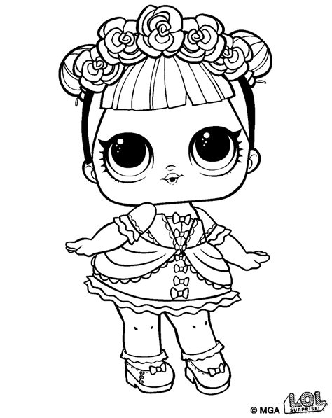 Cute Lol Surprise Doll Coloring Pages Lol Surprise Doll Coloring