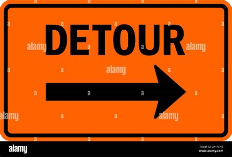 No Detour Stock Vector Images Alamy