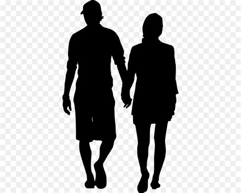 Holding Hands Silhouette Handshake Old People Png Download Free Transparent