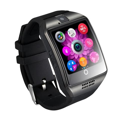 Bluetooth Smart Watch Phone Gms Gprs 154inch Screen For Android Black