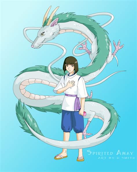 33 Spirited Away Haku Dragon Drawing Adakukassey
