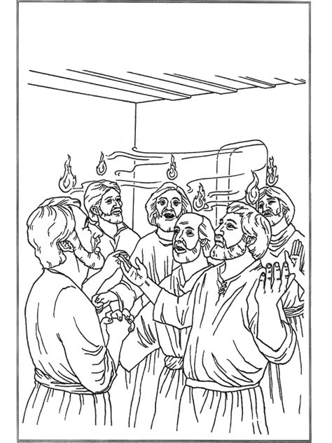 Use the pentecost coloring page as a fun activity for your next children's sermon. Pentecost Coloring Page - Coloring Home