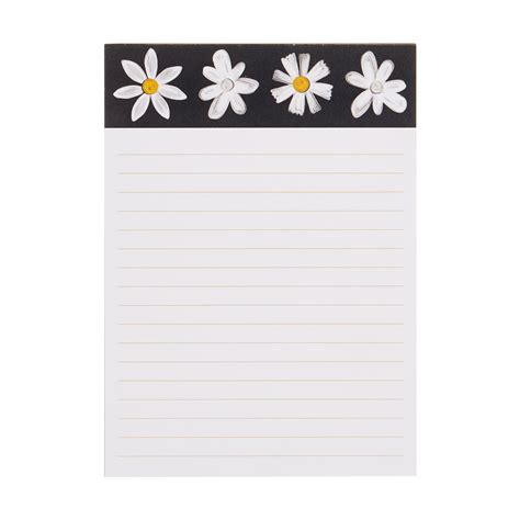 Tear Off Notepad Floral