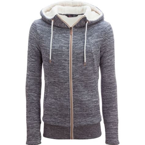 Stoic Sherpa Lined Full Zip Hoodie Womens