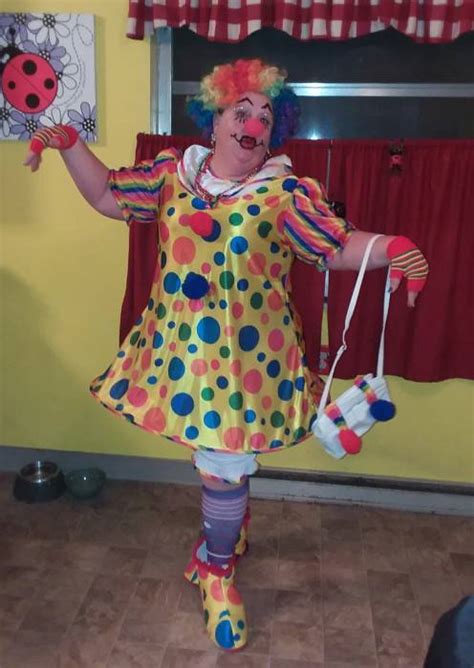 plus size giggles the clown costume for women
