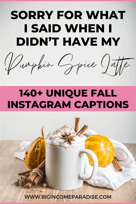 145 Unique Fall Instagram Captions For Small Business
