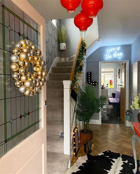 Hallway Renovation Before And After Caradise Entryway Christmas