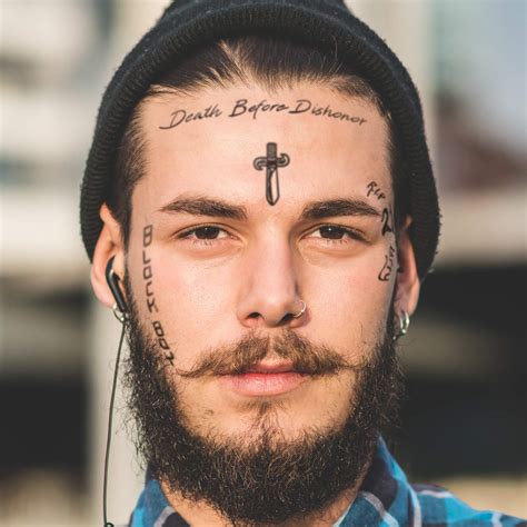 60 Face Tattoo Ideas That Are Worth The Pain Tats N Rings