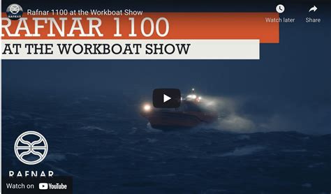 Rafnar 1100 Rib At The Workboat Show