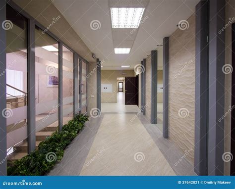Office Corridor Stock Image Image Of Architectural Decor 37642021
