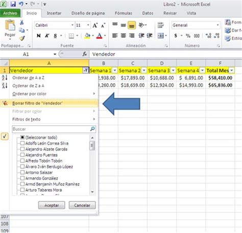 Aplica Filtros En Excel Facilmente Todo Sobre Excel