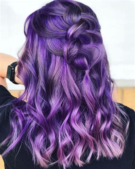 65 Purple Hair Color Trends 2020