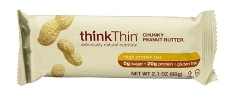 Thinkthin High Protein Bar Chunky Peanut Butter 21 Ounce