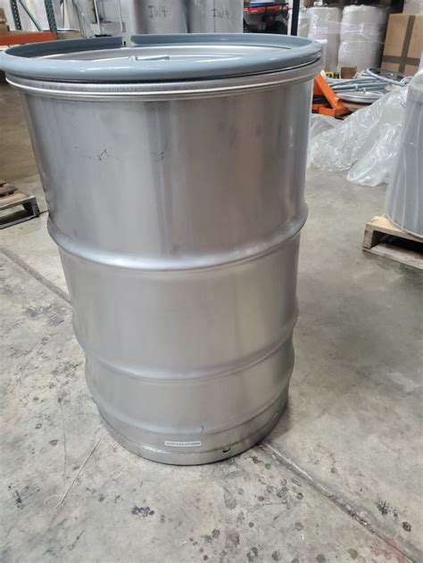 New 55 Gallon Stainless Steel Barrel Crevice Free 15 Mm