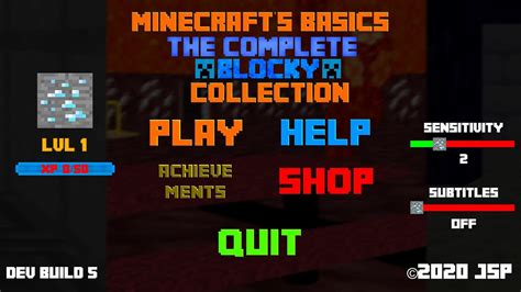 Minecrafts Basics The Complete Blocky Collection Dev Build 5 Gameplay
