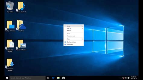 ️ Windows 10 Show Desktop Icons Hide Desktop Icons Restore Desktop