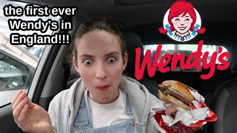 British Girl Tries Wendys For The First Time Vlog Youtube