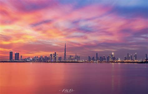 Dubai Skyline Cityscape During Sunset Asif Ali Yousafzai Flickr