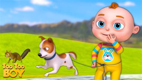 Pet Walk Episode Tootoo Boy Cartoon Videogyan Kids Shows Funny