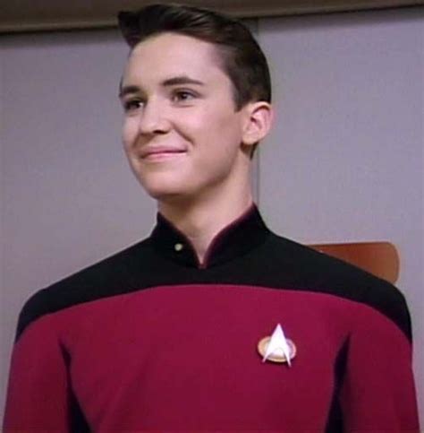 Ensignlieutenant Wesley Robert Crusher Wil Wheaton Star Trek The