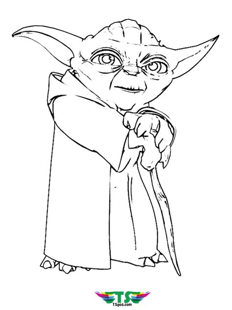 Maybe you would like to learn more about one of these? Star Wars Master Yoda coloring pages. in 2020 | Coloring ...