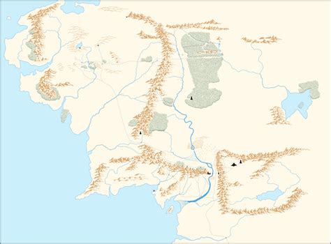 An Improved Vector Map Of Middle Earth Michael Mints