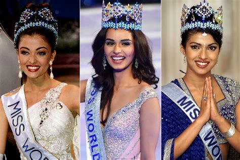 Miss World And Miss Universe Winners From India