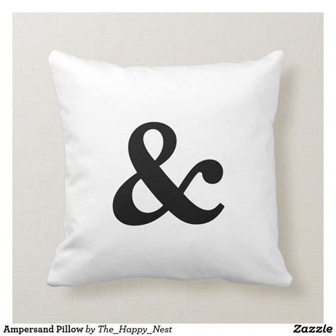 Ampersand Pillow Pillows Bed Pillows Best Pillow