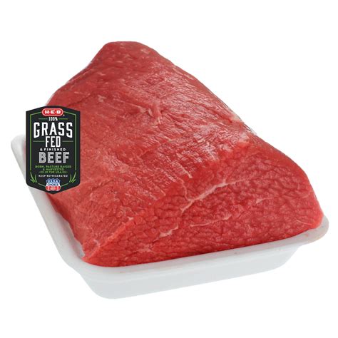 H E B Grass Fed Beef Eye Of Round Roast Boneless Usda Choice Shop