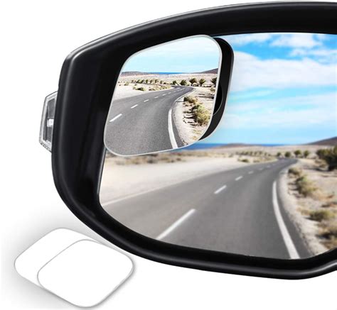 Wildauto Blind Spot Mirror For Trucks Hd Glass Frameless Convex Rear View Mirror 360
