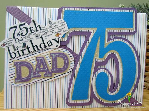 Dad 75th Birthday Card Daffodil Cards 75th Birthday Birthdaybuzz