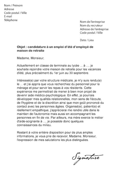 Comment Écrire Une Lettre De Motivation Pour Une Maison De Retraite