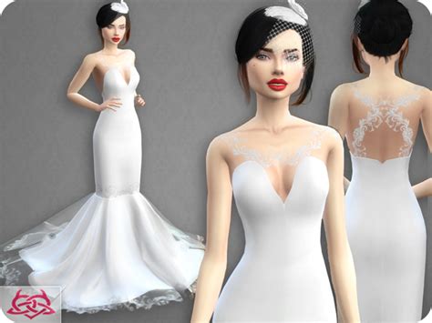 Wedding Dress 8 Recolor 5 By Colores Urbanos At Tsr Sims 4 Updates