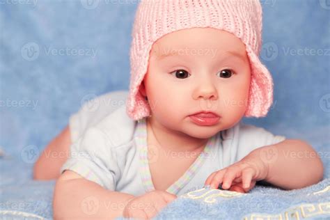 Cute Newborn Baby Girl 894828 Stock Photo At Vecteezy
