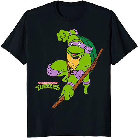 Teenage Mutant Ninja Turtles Donatello Action T Shirt Plus Size Up To