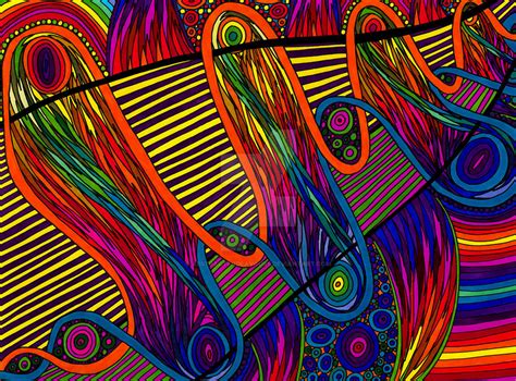 Psychedelic Colourful Abstract 247 By Abstractendeavours On Deviantart