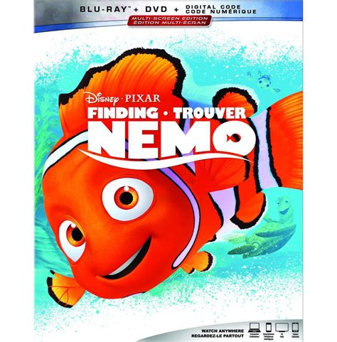 Disney Pixar S Finding Nemo Blu Ray Dvd Digital Walmart Com