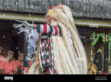 Rangda The Evil Witch Calon Arang Traditional Dance Sahadewa Barong