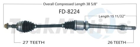 Cv Axle Shaft Front Right Surtrack Fd Fits Ford Focus Ebay