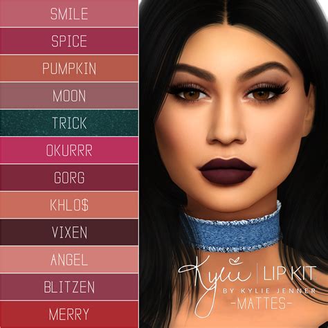 The Sims 4 Cc Kylie Lip Kit Ultimate Collection Part 2 Sims Sims