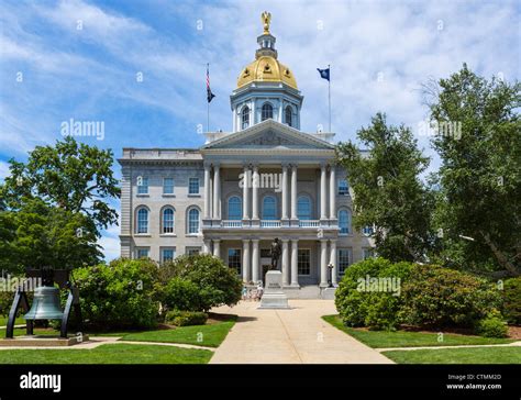 New Hampshire State House Main Street Concord New Hampshire Usa