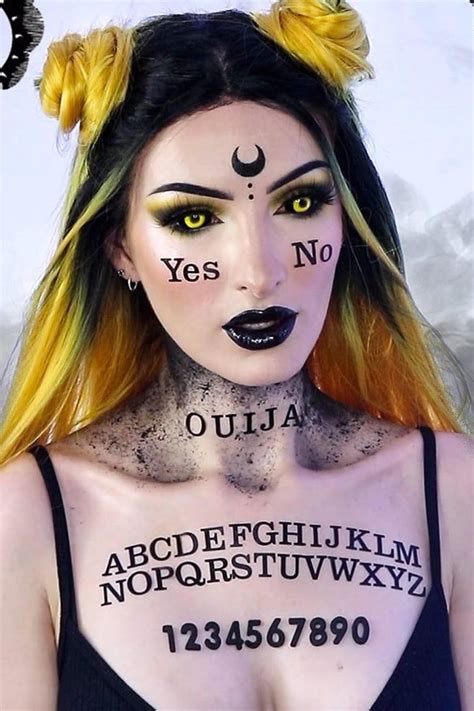 This Ouija Board Makeup Tutorial Makes For A Haunting Last Minute