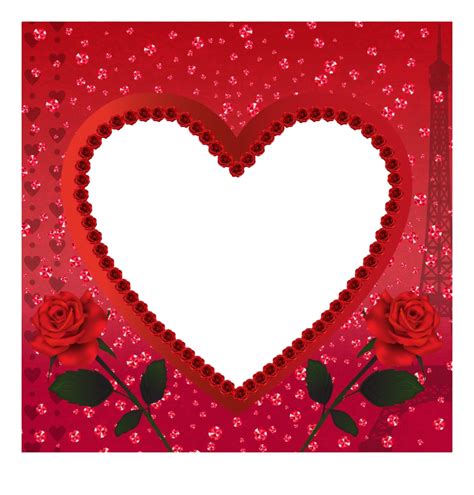 Heart Romantic Frame Png Photos Png Mart
