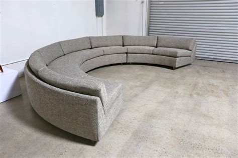 Circular Sectional Sofa By Milo Baughman At 1stdibs Circular Couch